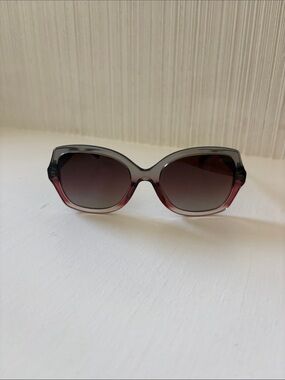 Coach Ombre Gray to Pink Women's Sunglasses